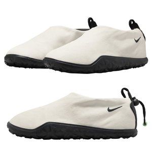 NEW Nike ACG Moc Summit White Black Slip-On Shoes DZ3407-100 Men's Size 9